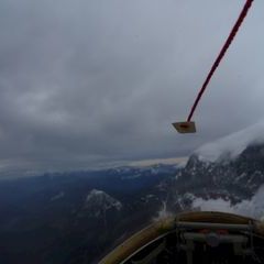 Flugwegposition um 09:56:15: Aufgenommen in der Nähe von Gemeinde Ramsau am Dachstein, 8972, Österreich in 2843 Meter